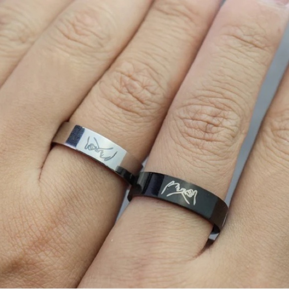 Matching Silver Rings